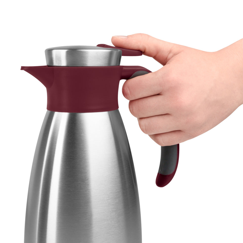 Thermoskanne Soft Grip, 1,5L, weinrot EMSA N4120500 EMSA N4120500 Quick Tip