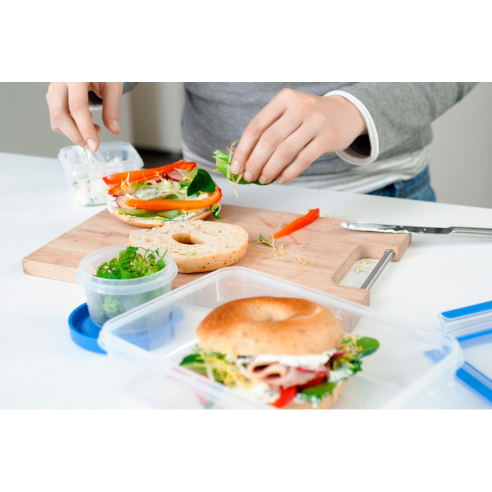 Aufbewahrungsbox Clip&Close - 3-teilig, 7 Liter, blau EMSA 508567 EMSA 508567 Clip&Close 7 Liter