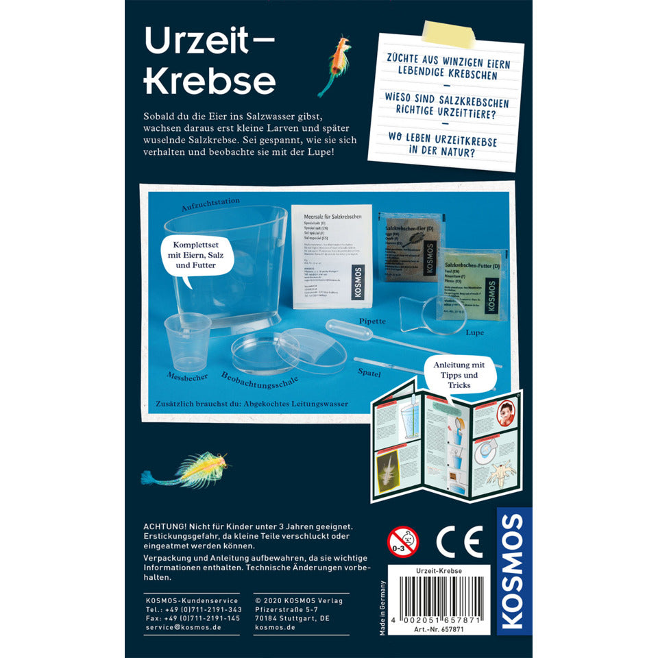 Mitbringspiel Experiment Urzeit-Krebse KOSMOS 657871 KOSMOS 659219/657871 Urzeit-Krebse