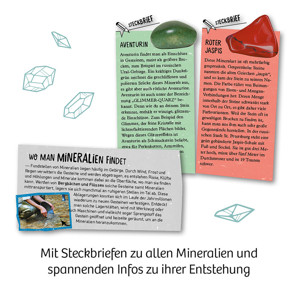 Mitbringspiel Experiment Mineralien KOSMOS 657901 KOSMOS 657901/630447 Mineralien