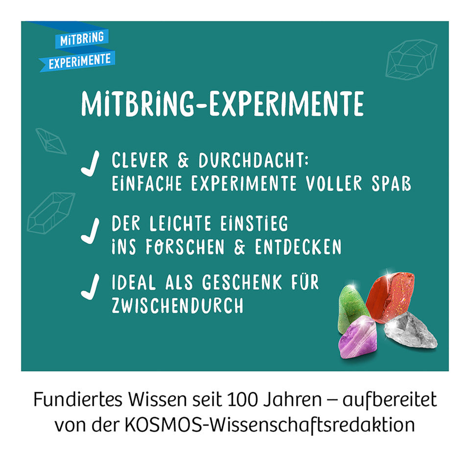 Mitbringspiel Experiment Mineralien KOSMOS 657901 KOSMOS 657901/630447 Mineralien