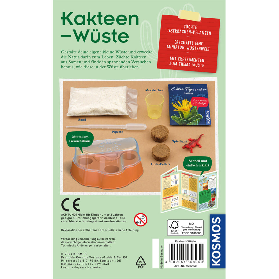 Experimentierkasten Kakteen-Wüste KOSMOS 658250