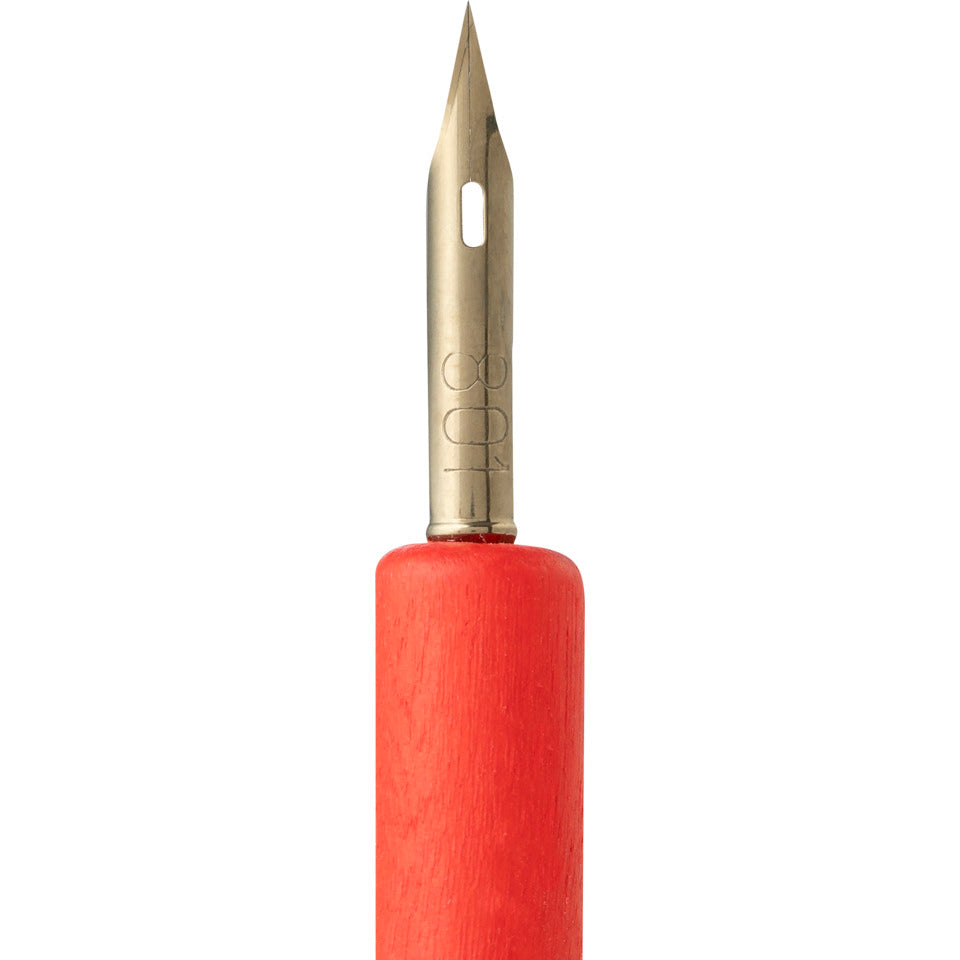 Federhalter Holz mit Feder, rot STANDARDGRAPH KN-108 STANDARDGRAPH KN108