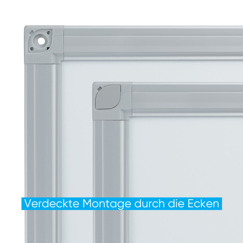Whiteboardtafel X-tra!Line Emaille, Aluminiumrahmen, 900 x 600 mm, weiß FRANKEN SC3202 FRANKEN SC3202 X-tra!Line