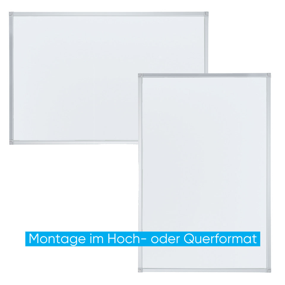 Whiteboardtafel X-tra!Line Emaille, Aluminiumrahmen, 600 x 450 mm, weiß FRANKEN SC3212 FRANKEN SC3212 X-tra!Line