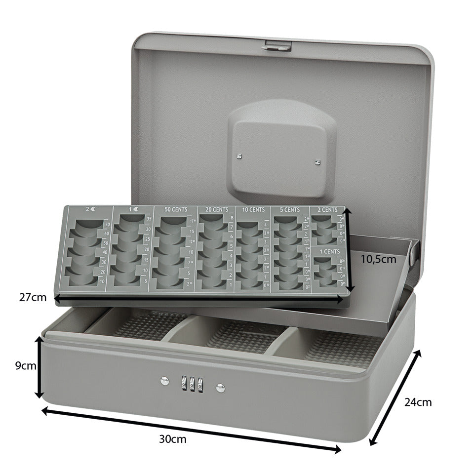 Geldzählkassette Standard, grau WEDO 149 658012