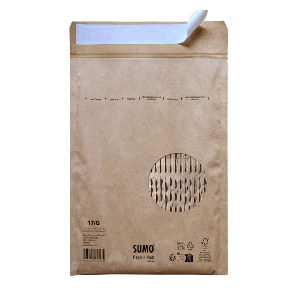 Papierpolstertasche, 225x340mm, braun SUMO 30134009 SUMO 30000889 30134009  225x340mm