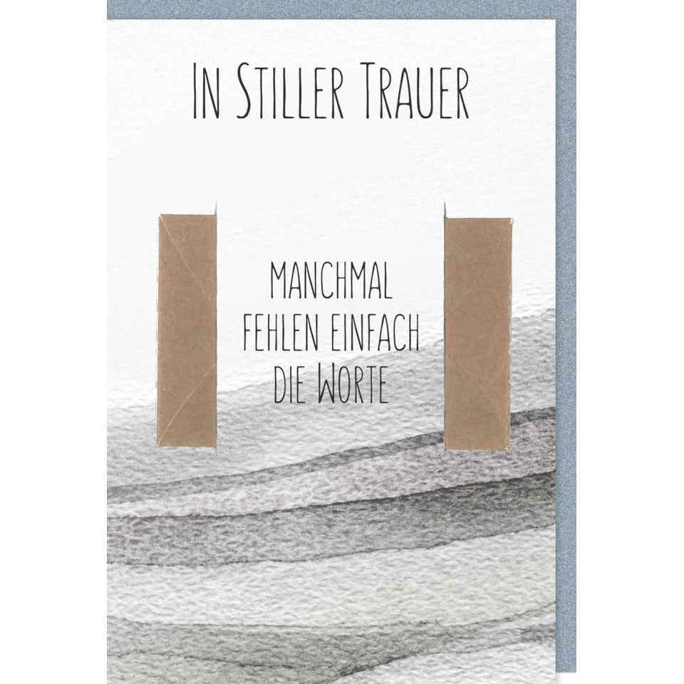Trauerkarte Geldschein, 11,5 x 17 cm BRAUN+COMPANY 5100-25064 BRAUN + COMPANY 5100-25064 Bild