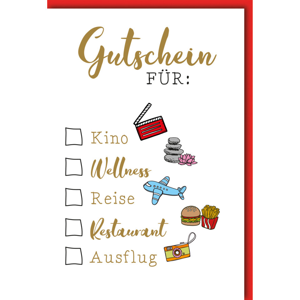 Gutscheinkarte, 11,5 x 17 cm BRAUN+COMPANY 5076-22290 BRAUN + COMPANY 5076-22290 Bild
