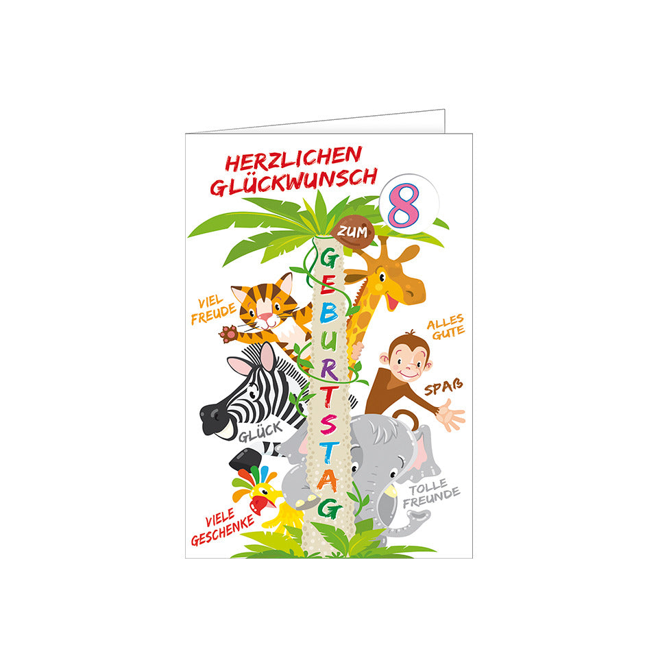 Geburtstagskarte Kinder Drehzahl 1-9, 11,5 x 17 cm HANRA 52-40600 HANRA 52-40600 Bild 52-55400