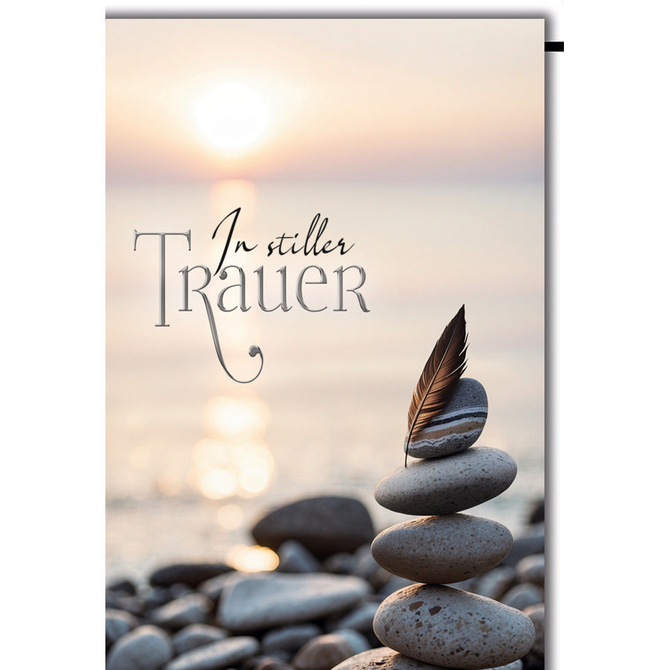 Trauerkarte, 11,5 x 17 cm  5810024 5810024 Bild