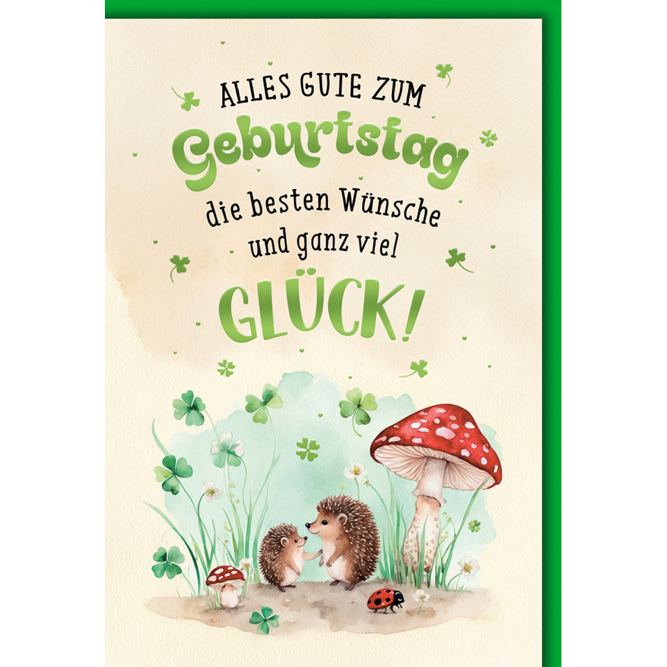 Geburtstagskarte, 11,5 x 17 cm  5510053 5510053 Bild