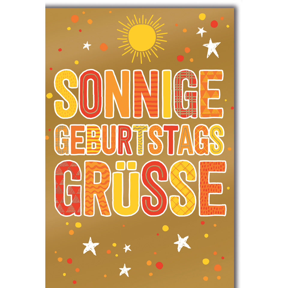 Geburtstagskarte, 11,5 x 17 cm  5510048 5510048 Bild