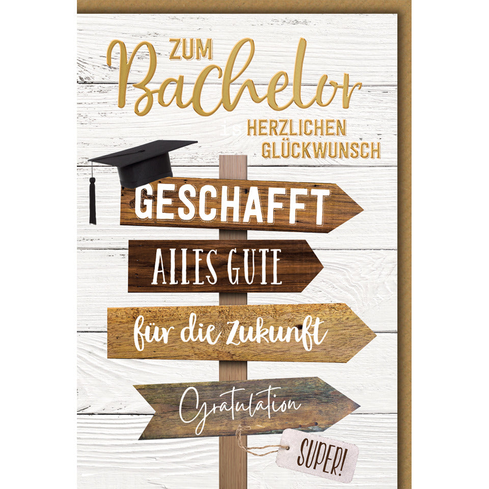 Bachelorkarte, 11,5 x 17 cm  5640009 5640009 Bild