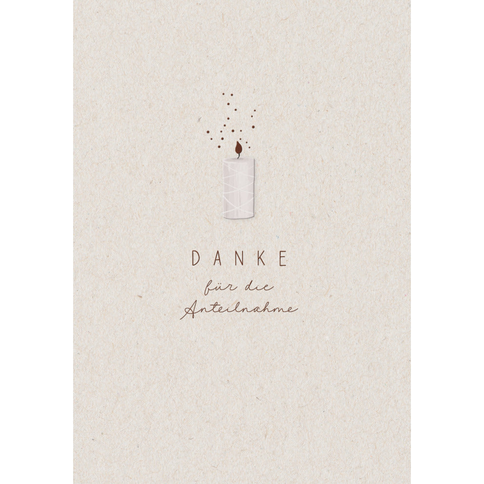 Trauerdank ohne Blatt, 11,5 x 17 cm, 5 Stück  81-4018 81-4018 Bild