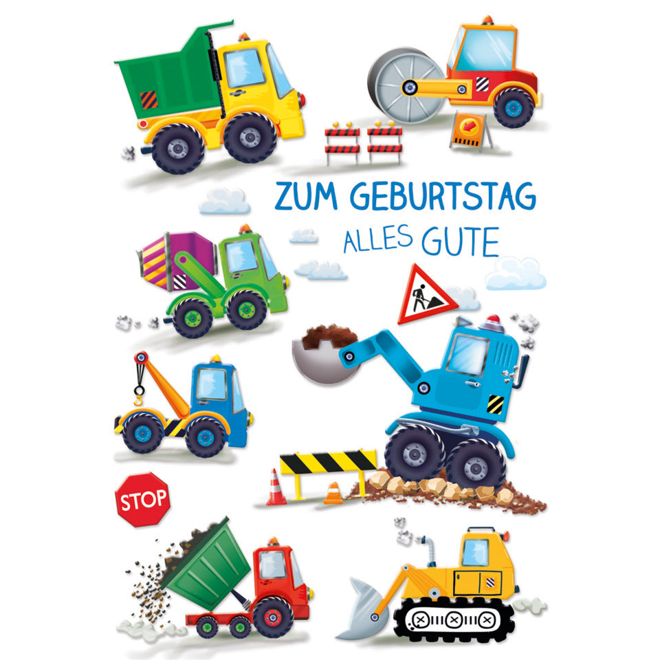 Geburtstagskarte Kinder, 11,5 x 17 cm  51-5350 51-5350 Bild