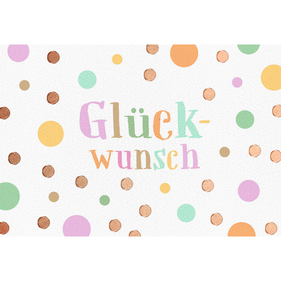 Allgemeine Glückwunschkarte, 17 x 11,5 cm  40-0125 40-0125 Bild unverpackt