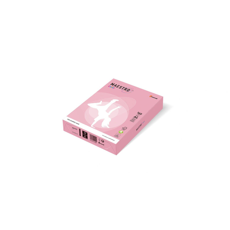 Kopierpapier Color Pastell, A4, 160g/m², 250 Blatt, rosa MAESTRO COLOR 9417-PI25A16S MAESTRO COLOR 9417-PI25A16S PG=250Bl