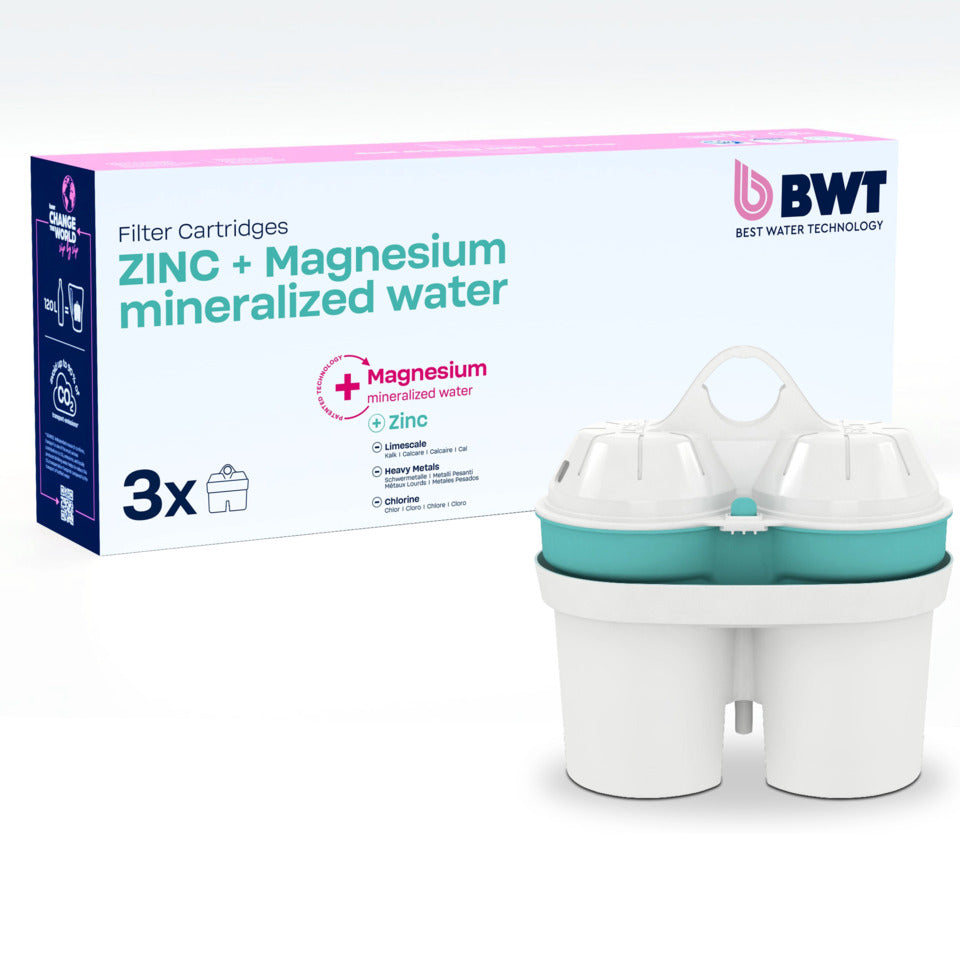 Wasser-Filterpatrone 3er Set Magnesium+Zink, weiß BWT 258617