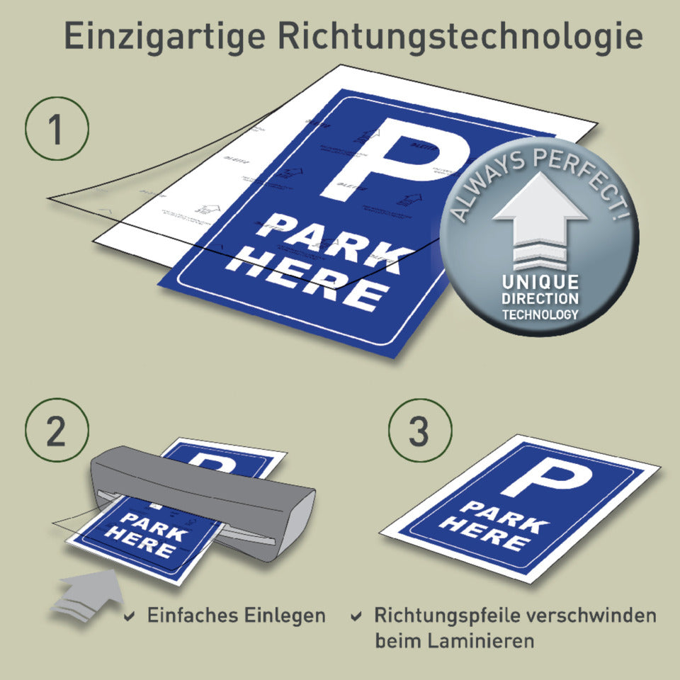 Laminierhülle UDT, A4, 2 x 250 µm, glänzend, 100 Stück LEITZ 7484-00-00 LEITZ 7484-00-00 2x 250my