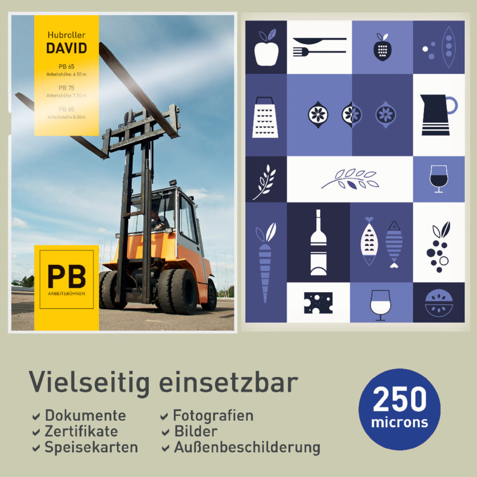 Laminierhülle UDT, A4, 2 x 250 µm, glänzend, 100 Stück LEITZ 7484-00-00 LEITZ 7484-00-00 2x 250my