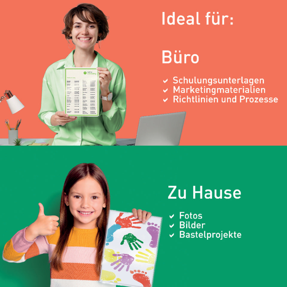 Laminierhülle UDT, A3, 2 x 100 µm, glänzend, 100 Stück LEITZ 7487-00-00 LEITZ 7487-00-00 100ST  2x100my