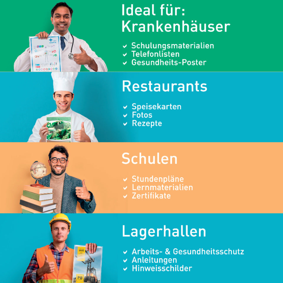 Laminierhülle UDT, A3, 2 x 175 µm, glänzend, 100 Stück LEITZ 7490-00-00 LEITZ 7490-00-00 100ST  2x175my