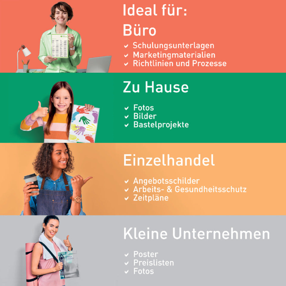 Laminierhülle UDT, A3, 2 x 175 µm, glänzend, 100 Stück LEITZ 7490-00-00 LEITZ 7490-00-00 100ST  2x175my