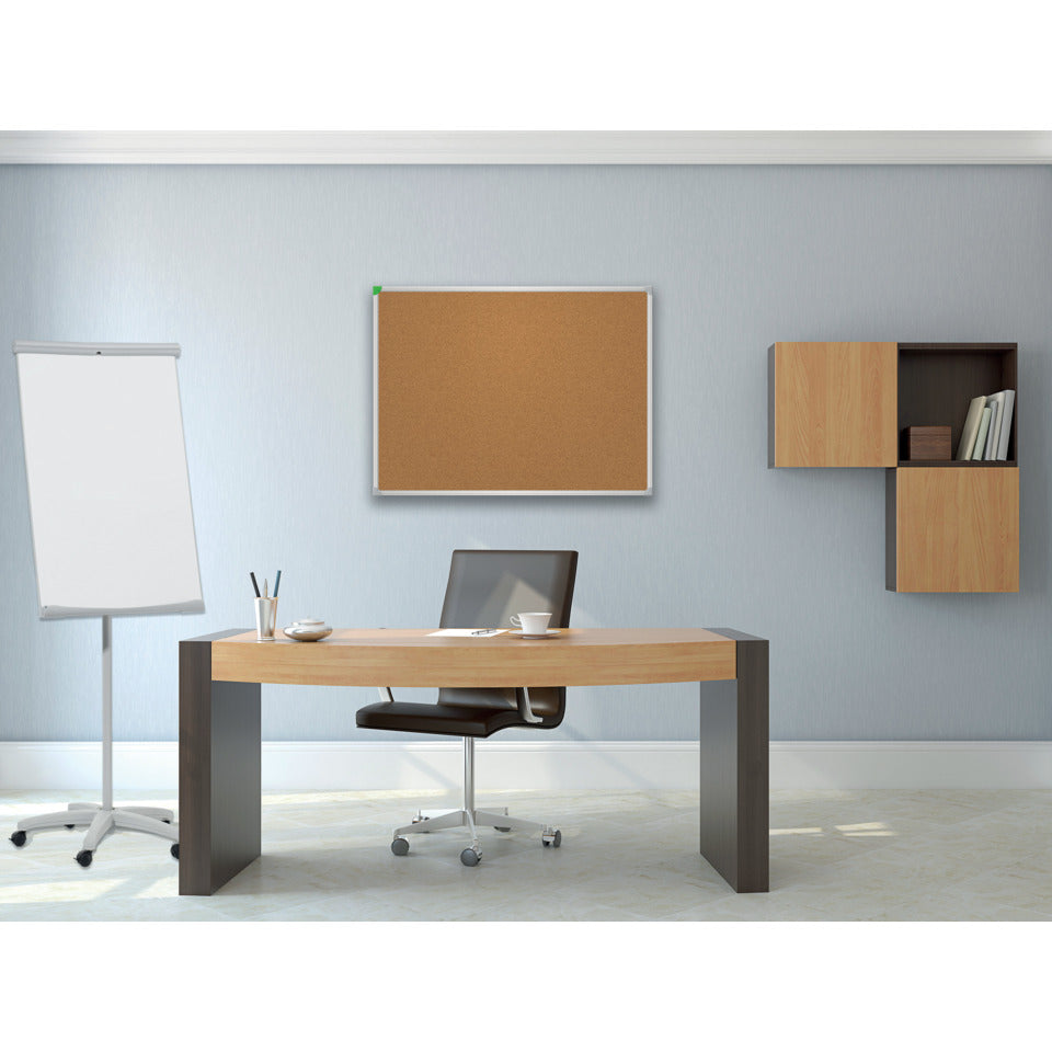 Kork-Notiztafel U-Act!Line®, Aluminiumrahmen, 900 x 600 mm, kork FRANKEN KT946090 FRANKEN KT946090 U-Act!Line