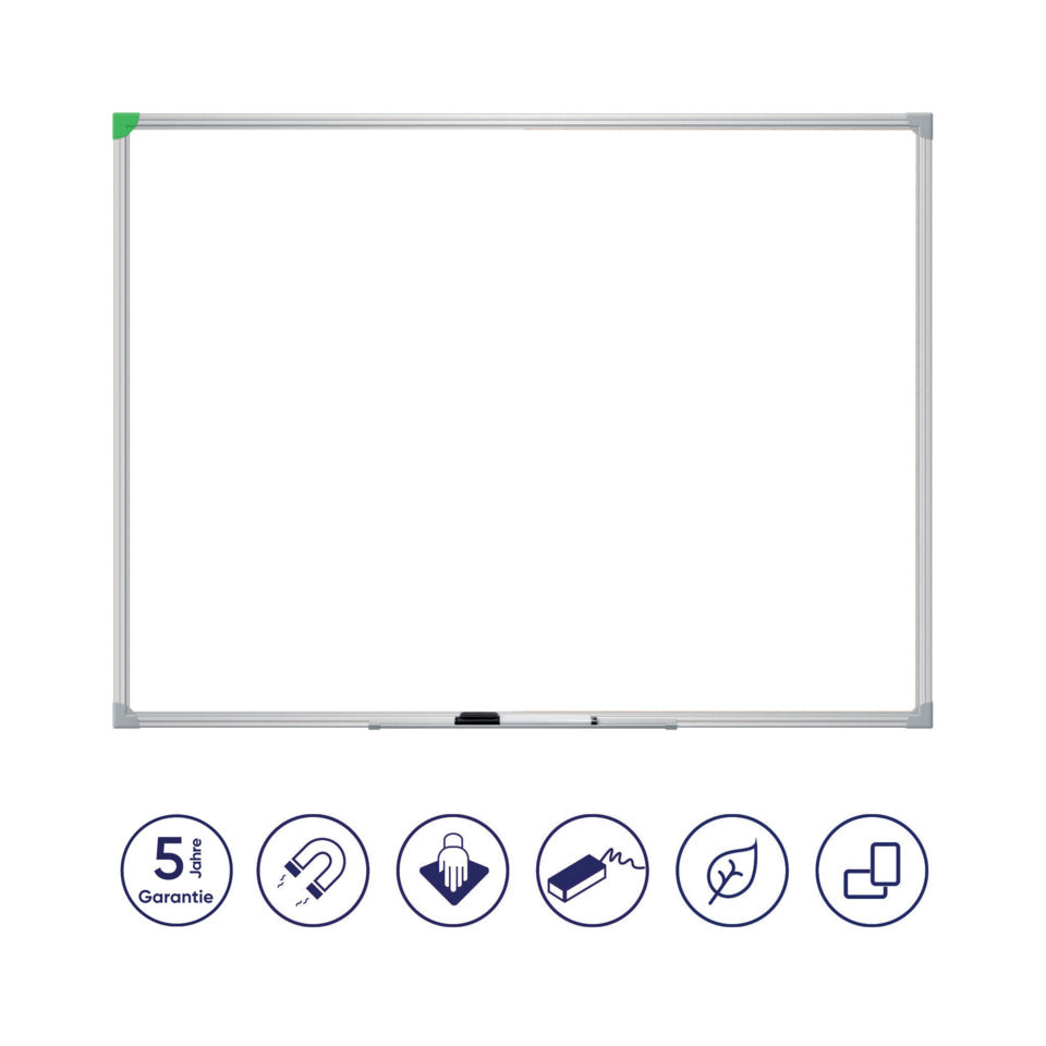 Whiteboard U-Act!Line® Stahl, Aluminiumrahmen, 600 x 450 mm, weiß FRANKEN SC914560 FRANKEN SC914560 U-Act!Line Magnet