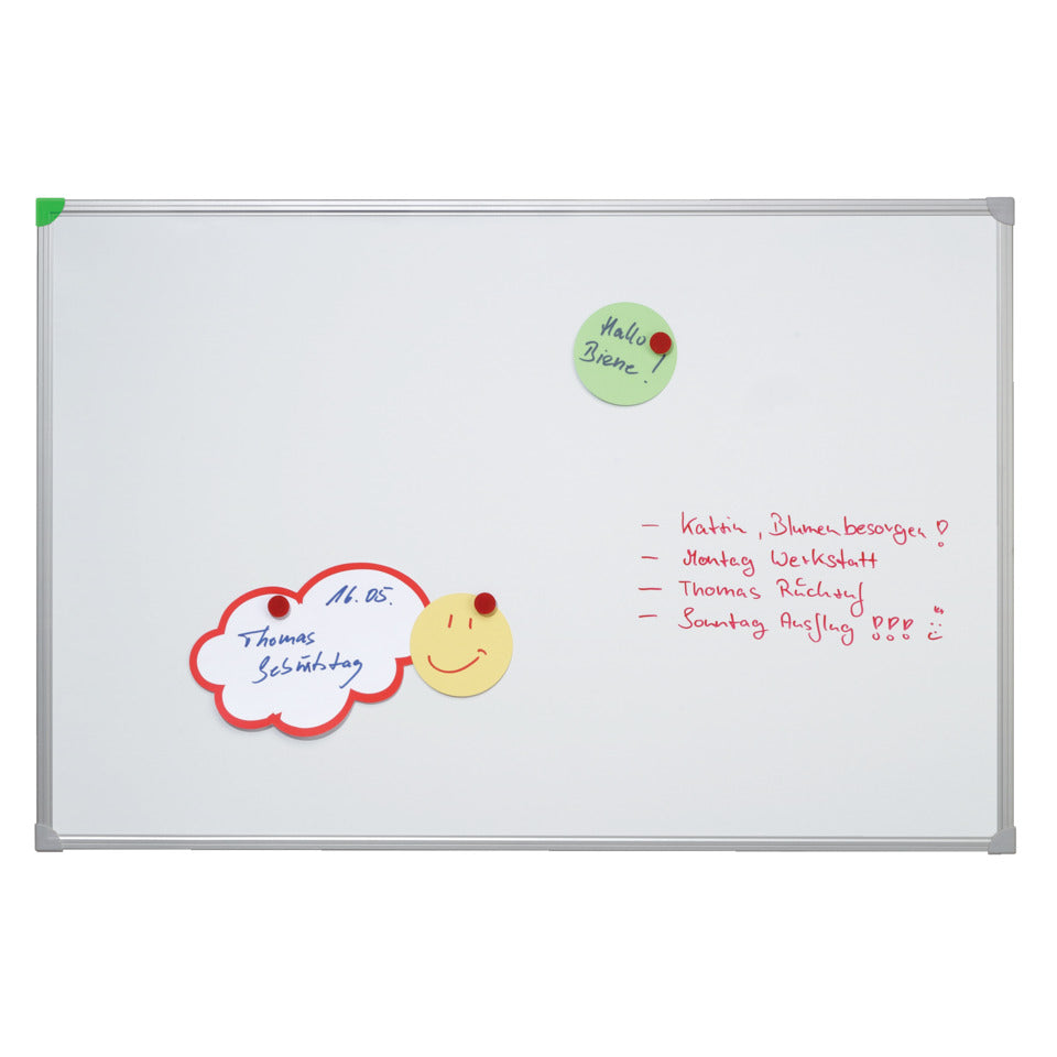 Whiteboard U-Act!Line® Stahl, Aluminiumrahmen, 600 x 450 mm, weiß FRANKEN SC914560 FRANKEN SC914560 U-Act!Line Magnet