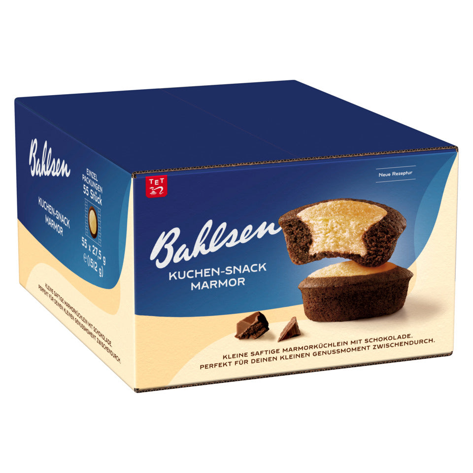 Kuchen Snack Marmor, 55 Stück BAHLSEN 48520