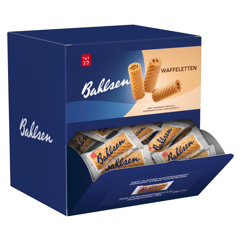 Waffelröllchen, 760g BAHLSEN 40140 BAHLSEN 40140 Waffeletten