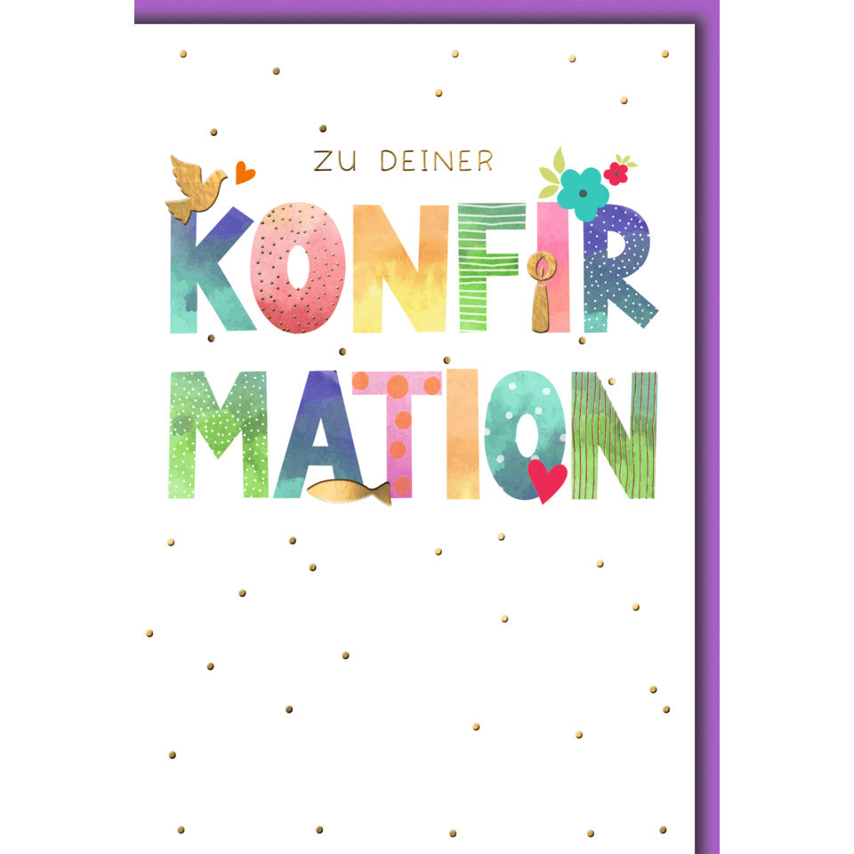 Konfirmationskarte, 11,5 x 17 cm  11342 11342 Bild