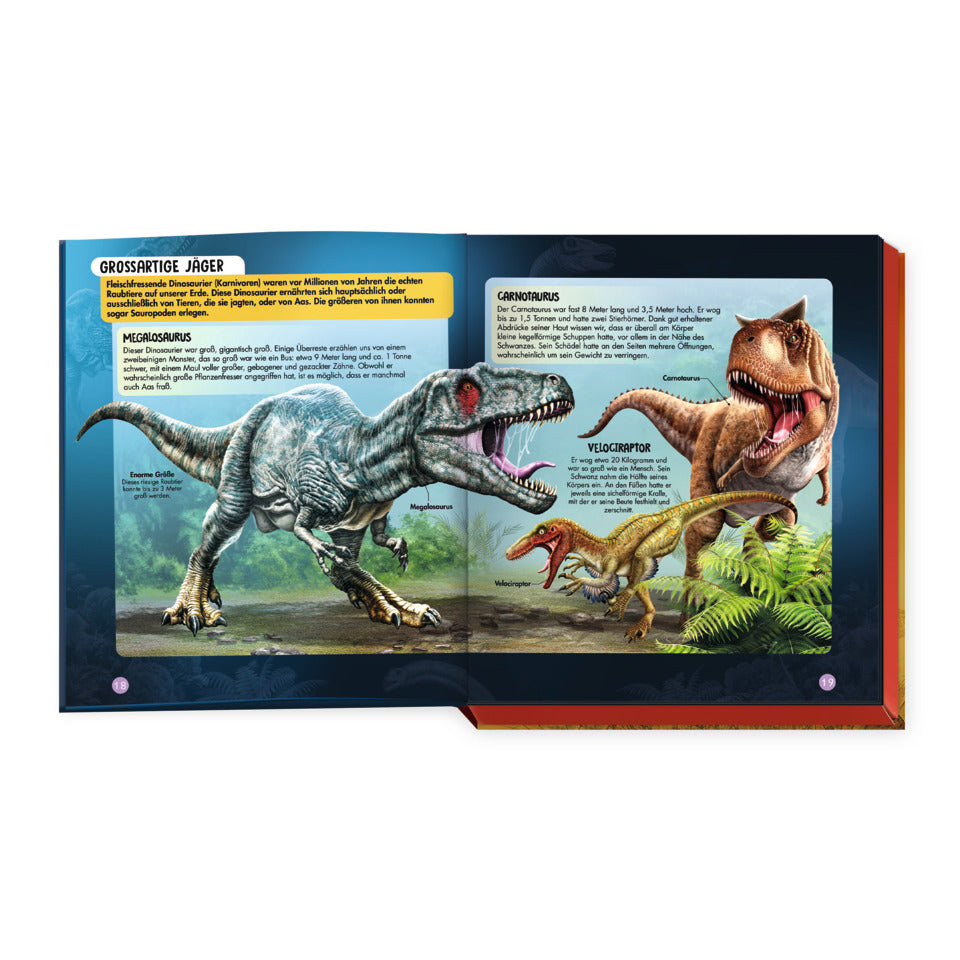 Bilderbuch Unglaubliche Dinosaurier mit 3D-Steckset TRÖTSCH 20536 TRÖTSCH 20536 m. 3D-Steckset