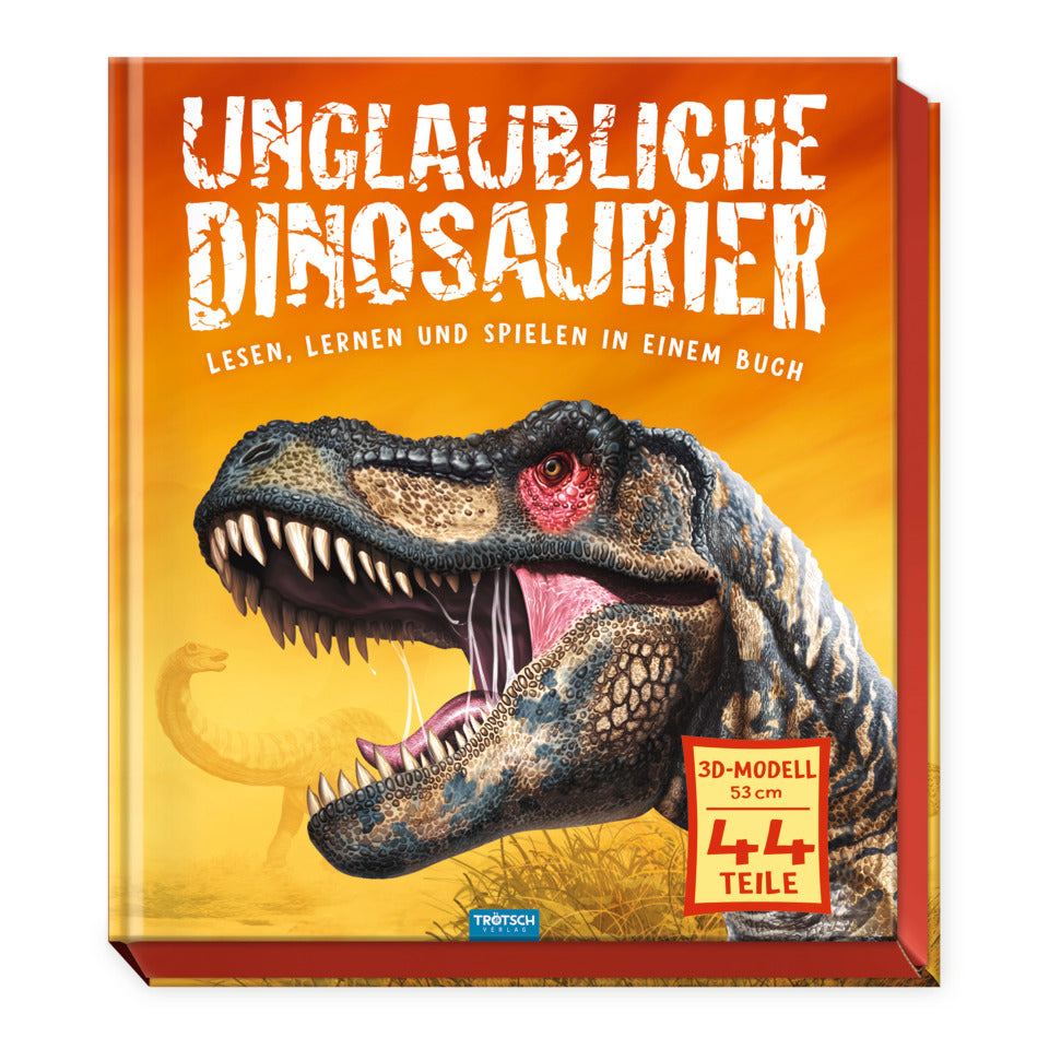 Bilderbuch Unglaubliche Dinosaurier mit 3D-Steckset TRÖTSCH 20536 TRÖTSCH 20536 m. 3D-Steckset