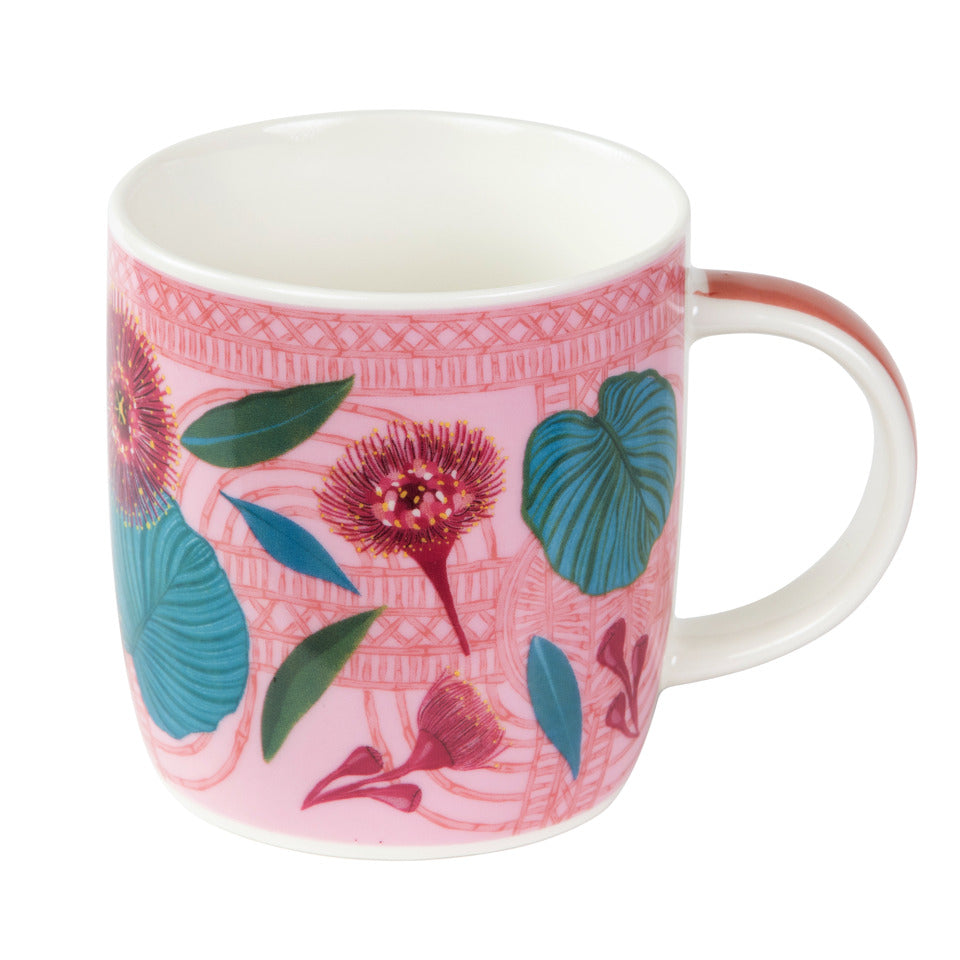 Kaffeetasse Tropical Leaves, 350 ml, Porzellan ~MARKE~~ TURNOWSKY 46 971