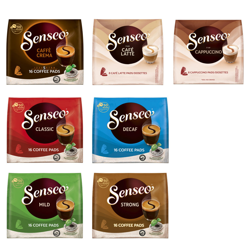Kaffeepads Caffè Crema, 16 Stück SENSEO 4051962 SENSEO 4051295/4051962