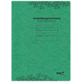 Ausbildungsnachweis - Hefter, DIN A4, Spezialkarton, 220 x 310 mm, grün RNK 5081 RNK 5081 Schnellhefter