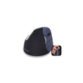 Maus Evoluent4 Wireless - Rechtshänder, 6 Tasten, 2600dpi, schwarz/blau BAKKERELKHUIZEN BNEEVR4W