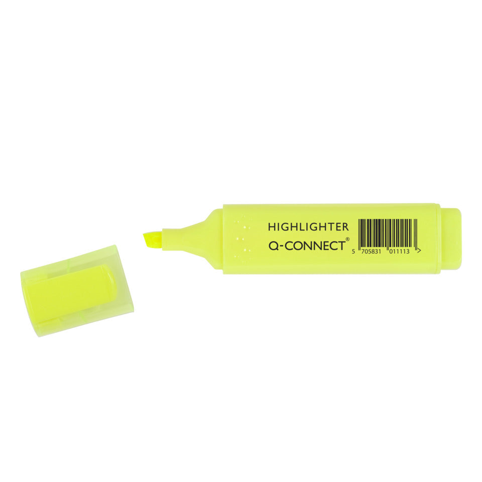 Textmarker, 1 - 5,2 mm, gelb Q-CONNECT KF01111 Q-CONNECT KF01111 1,0-5,2mm