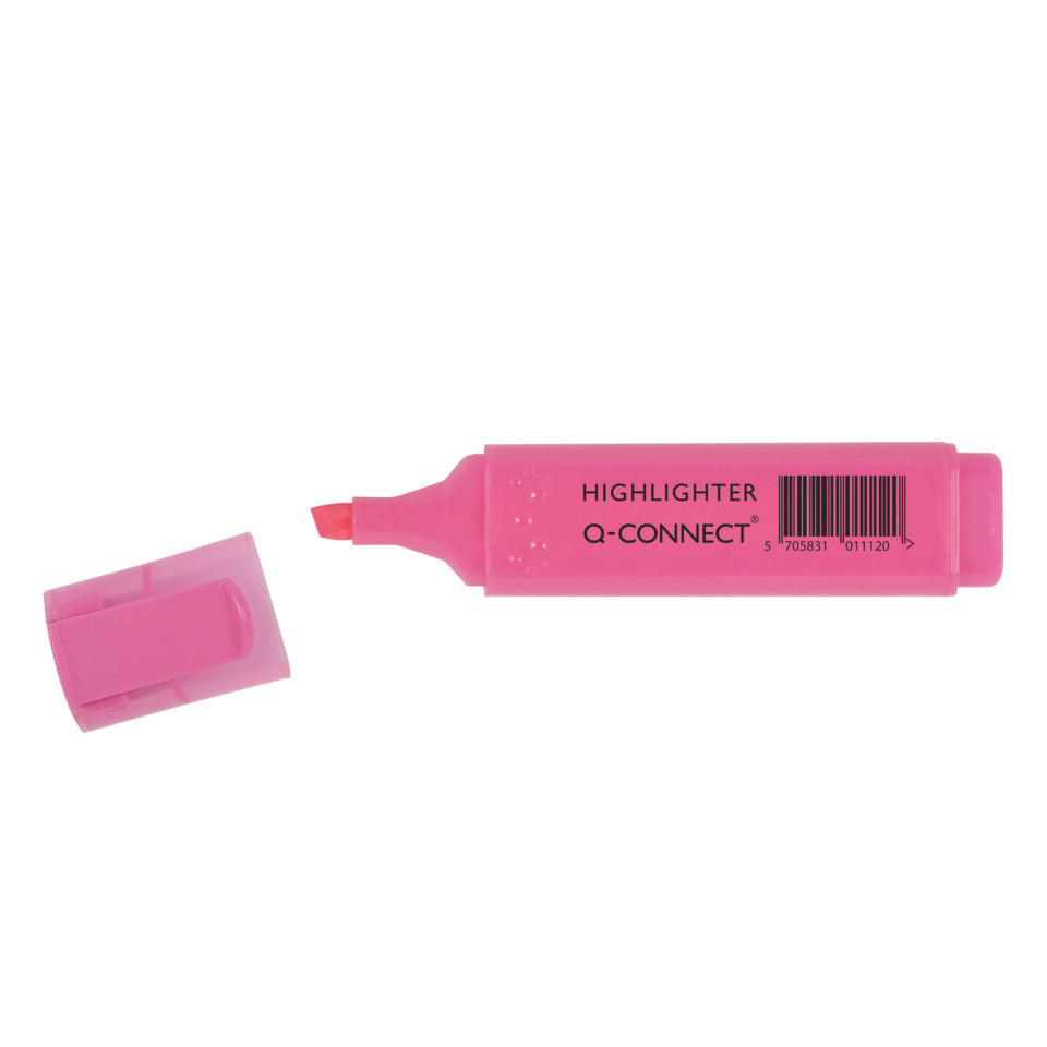 Textmarker, 1 - 5,2 mm, rosa Q-CONNECT KF01112 Q-CONNECT KF01112 1,0-5,2mm