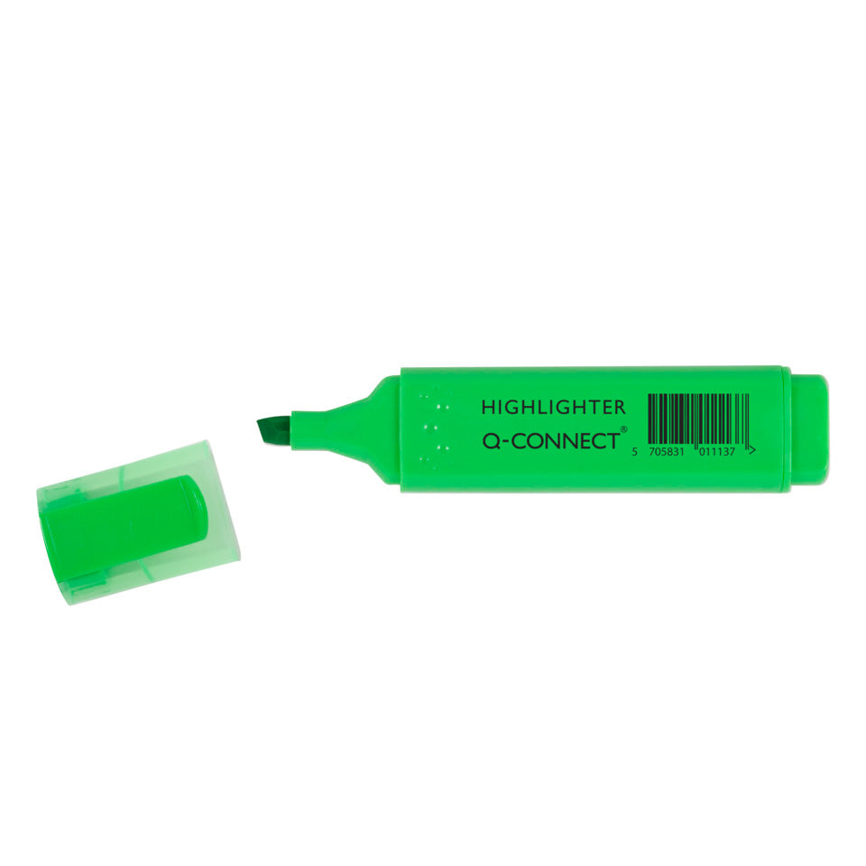 Textmarker, 1 - 5,2 mm, grün Q-CONNECT KF01113 Q-CONNECT KF01113 1,0-5,2mm