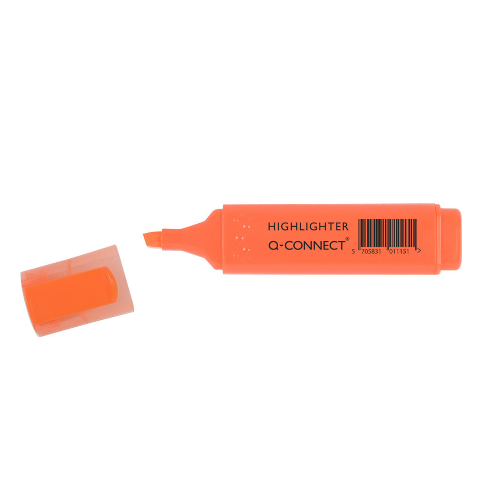 Textmarker, 1 - 5,2 mm, orange Q-CONNECT KF01115 Q-CONNECT KF01115 1,0-5,2mm