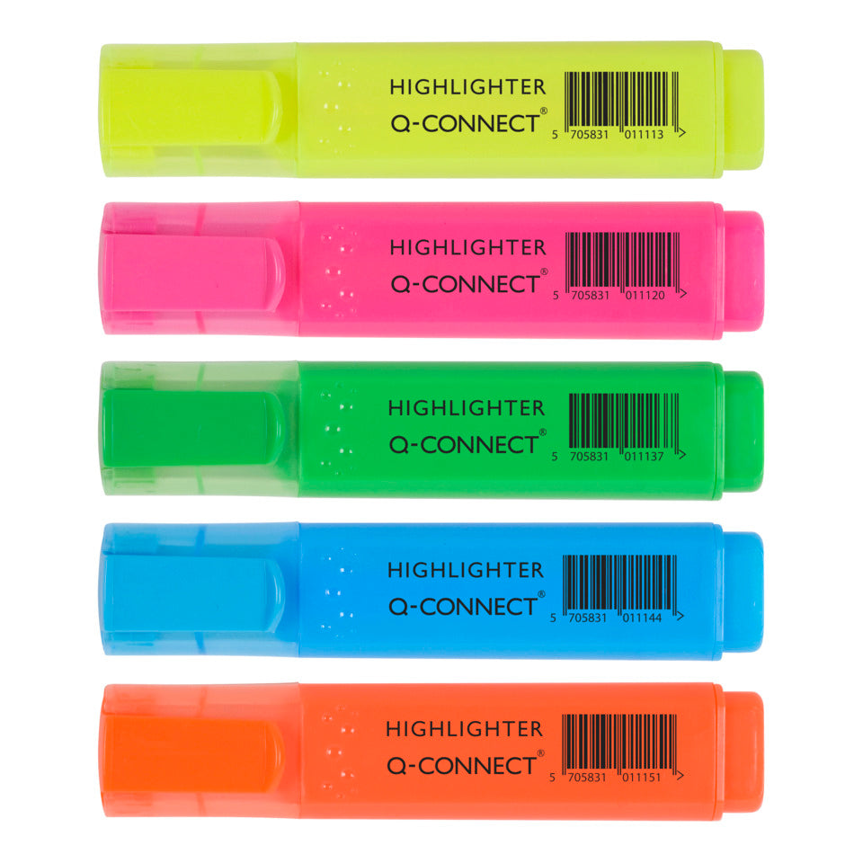 Textmarker, 1 - 5,2 mm, orange Q-CONNECT KF01115 Q-CONNECT KF01115 1,0-5,2mm
