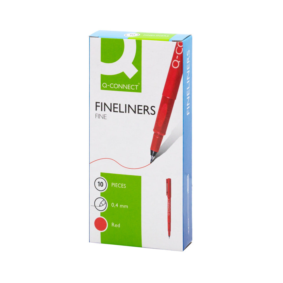 Feinliner, 0,4mm, rot Q-CONNECT KF25009