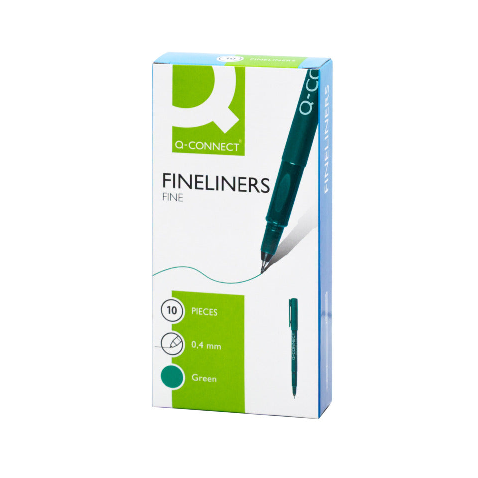 Feinliner, 0,4mm, grün Q-CONNECT KF25010