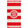 Badetuch, 180 x 90 cm, rot/weiß FC BAYERN 35382