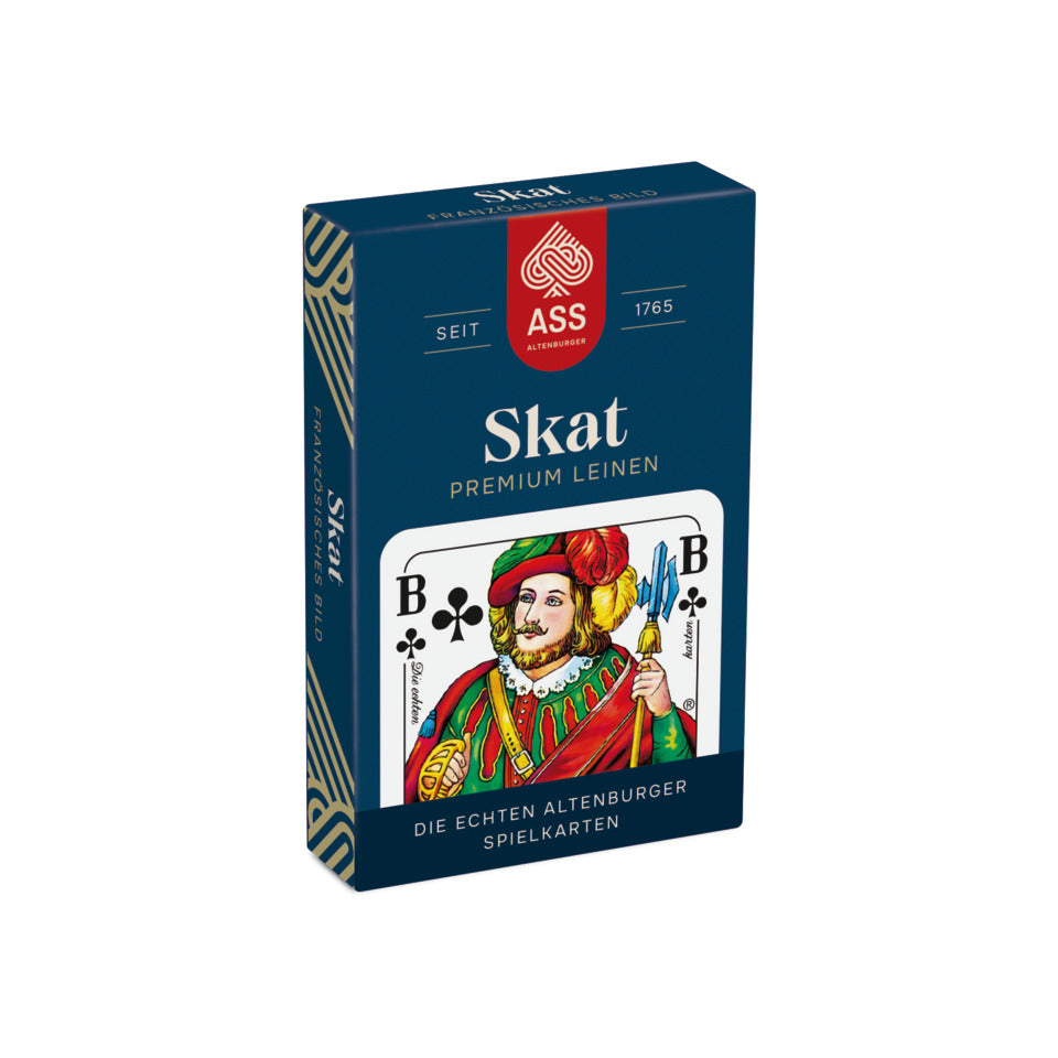 Spielkarten Skat Leinen - Französisches Bild ASS 10050463-0001 ASS 10050463-0001 i.Faltschachtel