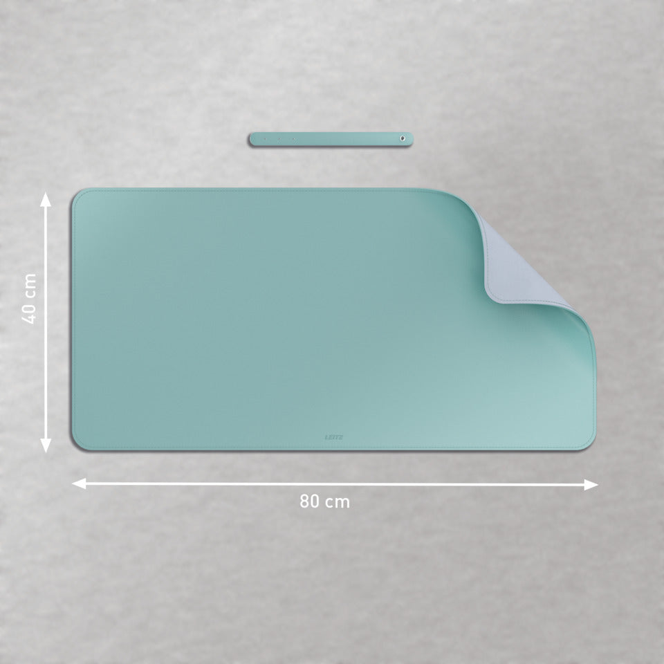 Schreibunterlage, 80 x 40 cm, rollbar, PVC, mint LEITZ 5382-00-51 LEITZ 5382-00-51 rollbar